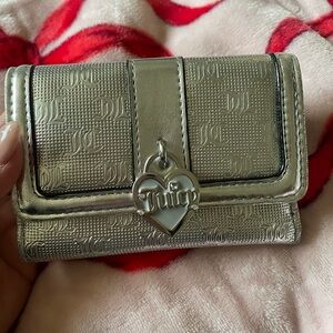 Juicy couture silver wallet